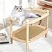 Double Layer Cat Scratcher Cardboard Interactive Play Toy Resistant Cat Nest Pet Bed for Kitten Pet Birthday, Style A