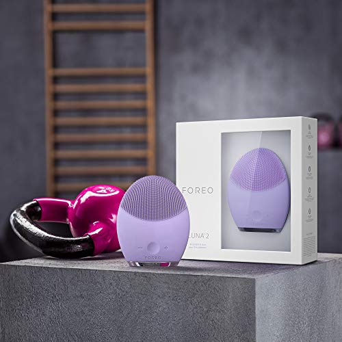 FOREO LUNA 2 Facial Cleansing Brush and Portable Skin Care device made with Ultra Hygienic Soft Silicone for Every Skin Type USB Rechargeable Sensitive Skin - Thumbnail 5