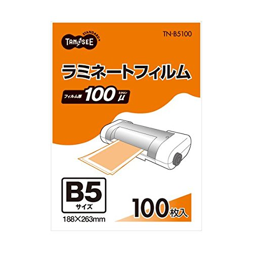 Amazon | TANOSEE ラミネートフィルム B5 グロスタイプ(つや有り) 100μ
