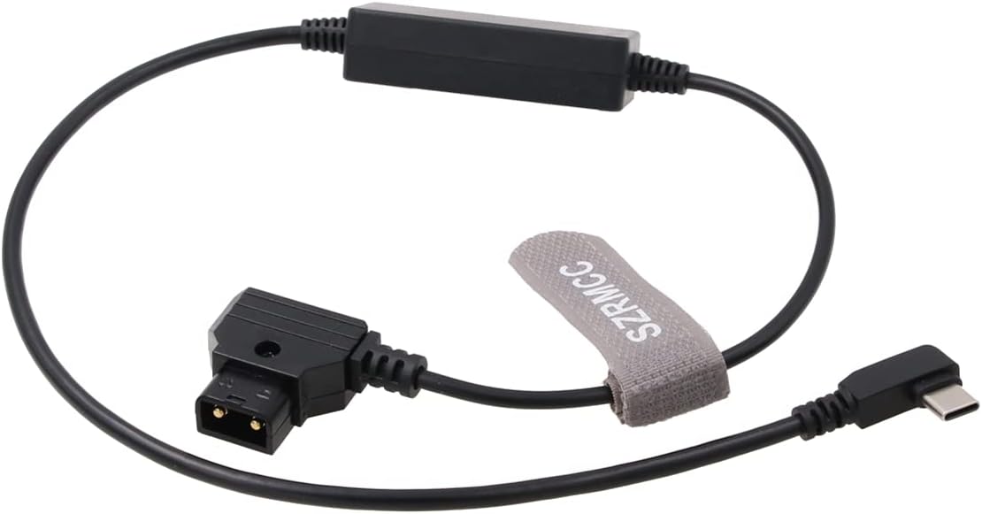 SZRMCC USB C Type-C to D-tap Fast Charging Source Cable V-Mount Gold-Mount PowerTap Mobile Phone Pad Tablet Device