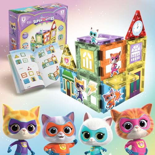 Tytan Disney Junior SuperKitties 17-Piece Magnetic Tile Set