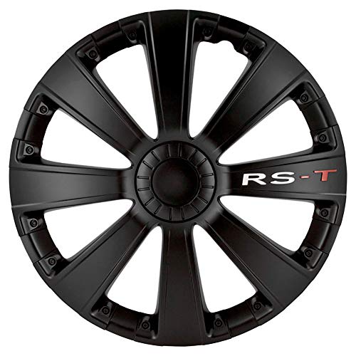 AutoStyle 16' Zoll Radkappe Satz schwarz PP 5076B Radzierblenden Radblende