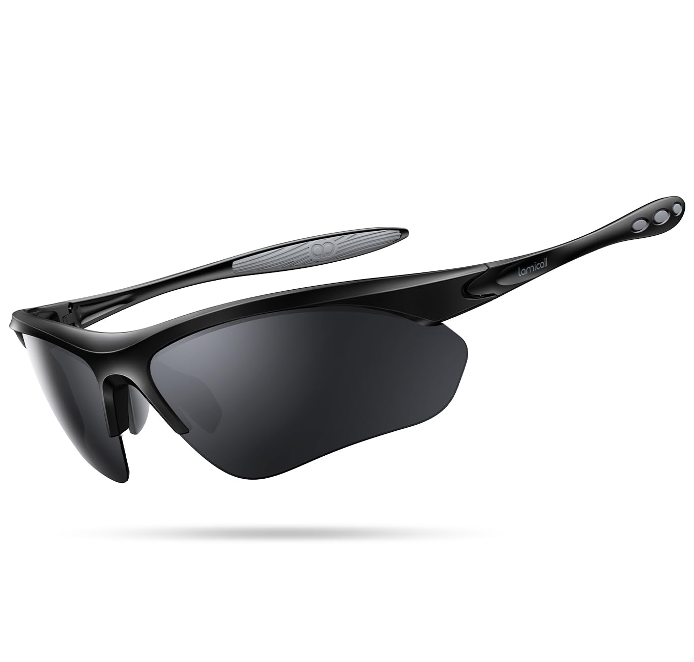 Lamicall Gafas de Sol Ciclismo UV400 Protección TR90 Marco Deportivas