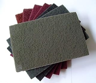 Schleifvlies-Pads 152x229mm Schleifvliesmatte 7 Stück - SET MIX Korn 80-800 für Holz, Edelstahl, INOX uvm.