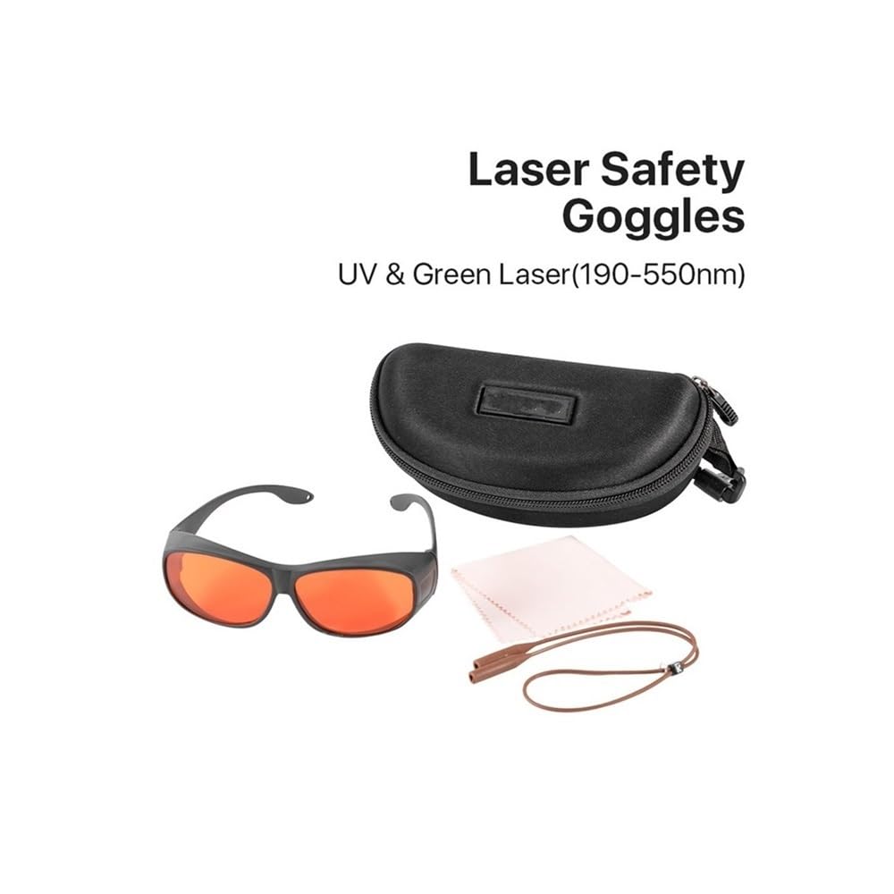Gogle motocyklowe 190-550 Nm okulary ochronne do maszyny laserowej UV OD6+ 355 Nm 532 Nm okulary ochronne UV