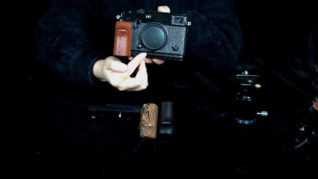 Amazon.com : WEPOTO XPRO2 Camera Hand Grip with Wooden Side Handle