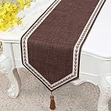 Chic & Romantic: Vintage Tischdecke, klassisch und hübsch, die beste Wahl für rustikale Hochzeit, romantisches Abendessen bei Kerzenlicht, Brautdusche, Babyparty, Geburtstagsfeier oder Alltag!