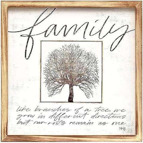 MODE HOME Family Vintage Wooden Sign Cover
