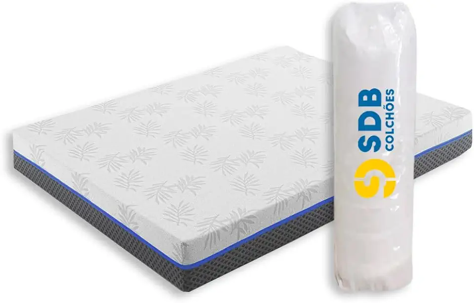 Colchão Casal De Molas Ensacadas 138x188x20cm D33 SDB Colchões (Azul)