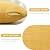 OTOSTAR Pack of 2 Throw Pillow Covers 16x24 Inch Linen Yellow Pillowcases Farmhouse Decorative Solid Pillow Covers 40x60 cm Lumbar Cushion Case for Home Decor Sofa Couch Bed (Yellow)