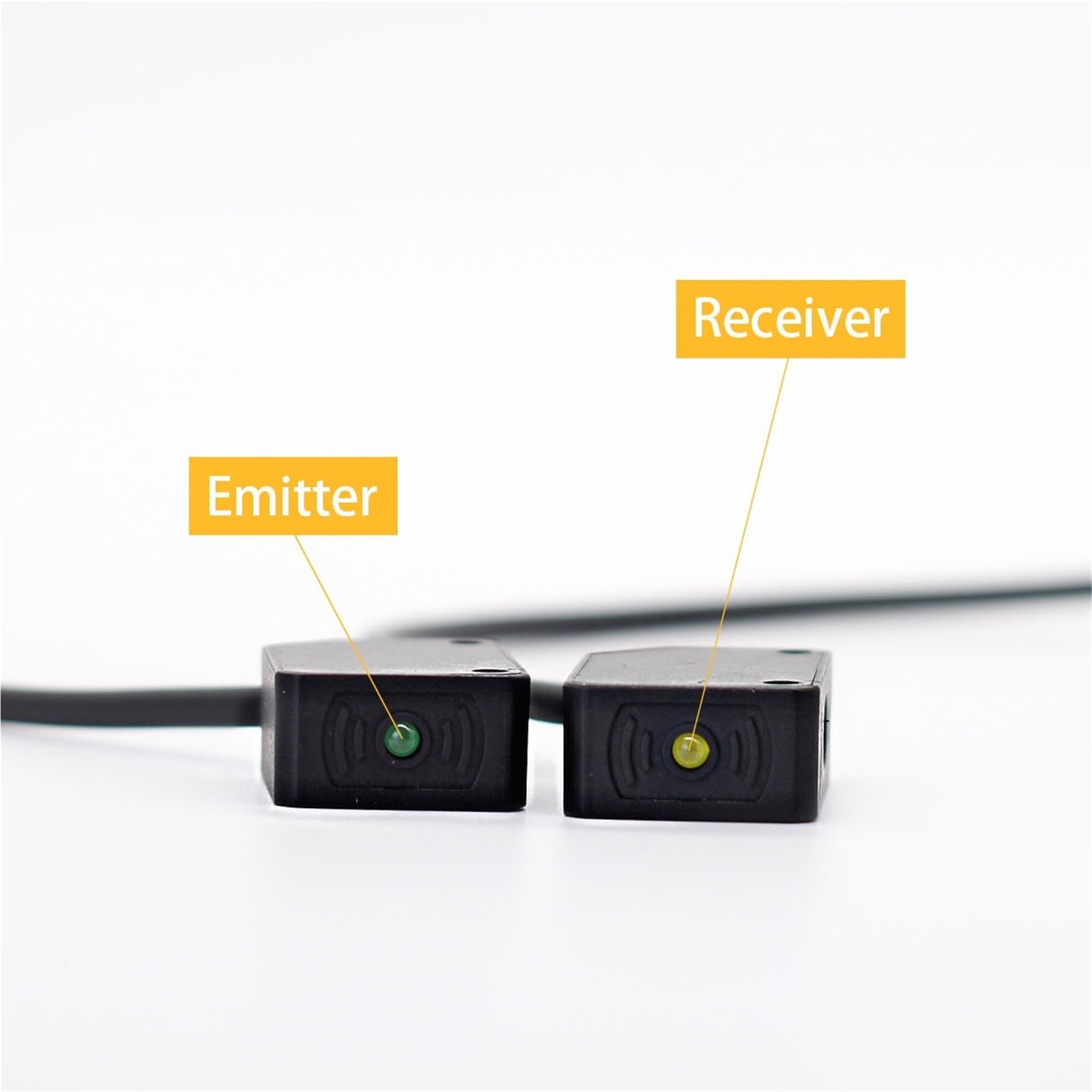 Interruptor fotoeléctrico de haz láser, Sensor infrarrojo NPN PNP, transmisión de larga distancia de 30 metros, interruptores de fotos pequeños, E3Z-LAS
