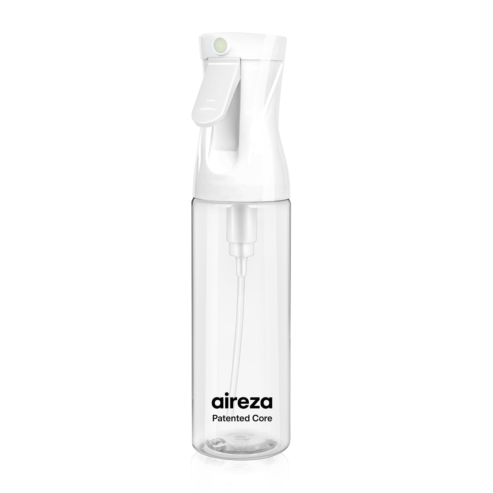 aireza Continuous Spray Bottle – Patented Superior Ultra-Fine Mist Sprayer for Hair Styling, Plants & Cleaning, Durable 360° Leak-Proof BPA-Free