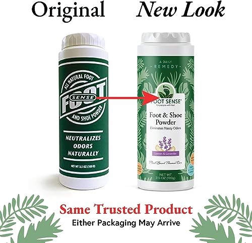 image for Natural Foot and Shoe Odor Eliminator – Talc-Free Shoe Deodorizer an