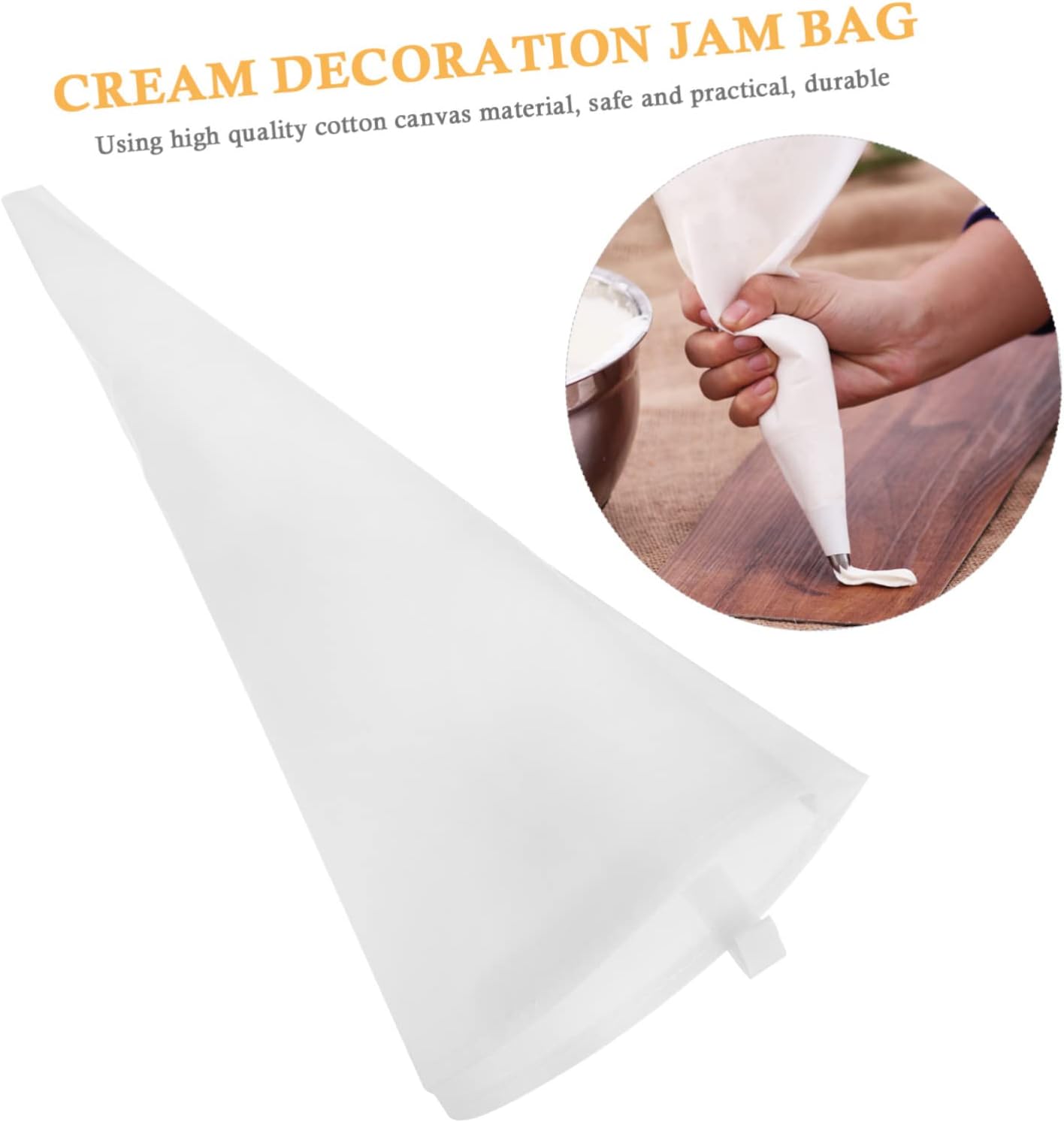 SOLUSTRE Diy Cake Decorating Accessories 2 Pack Cookie Piping Bags Reusable Pastry Bags for Baking