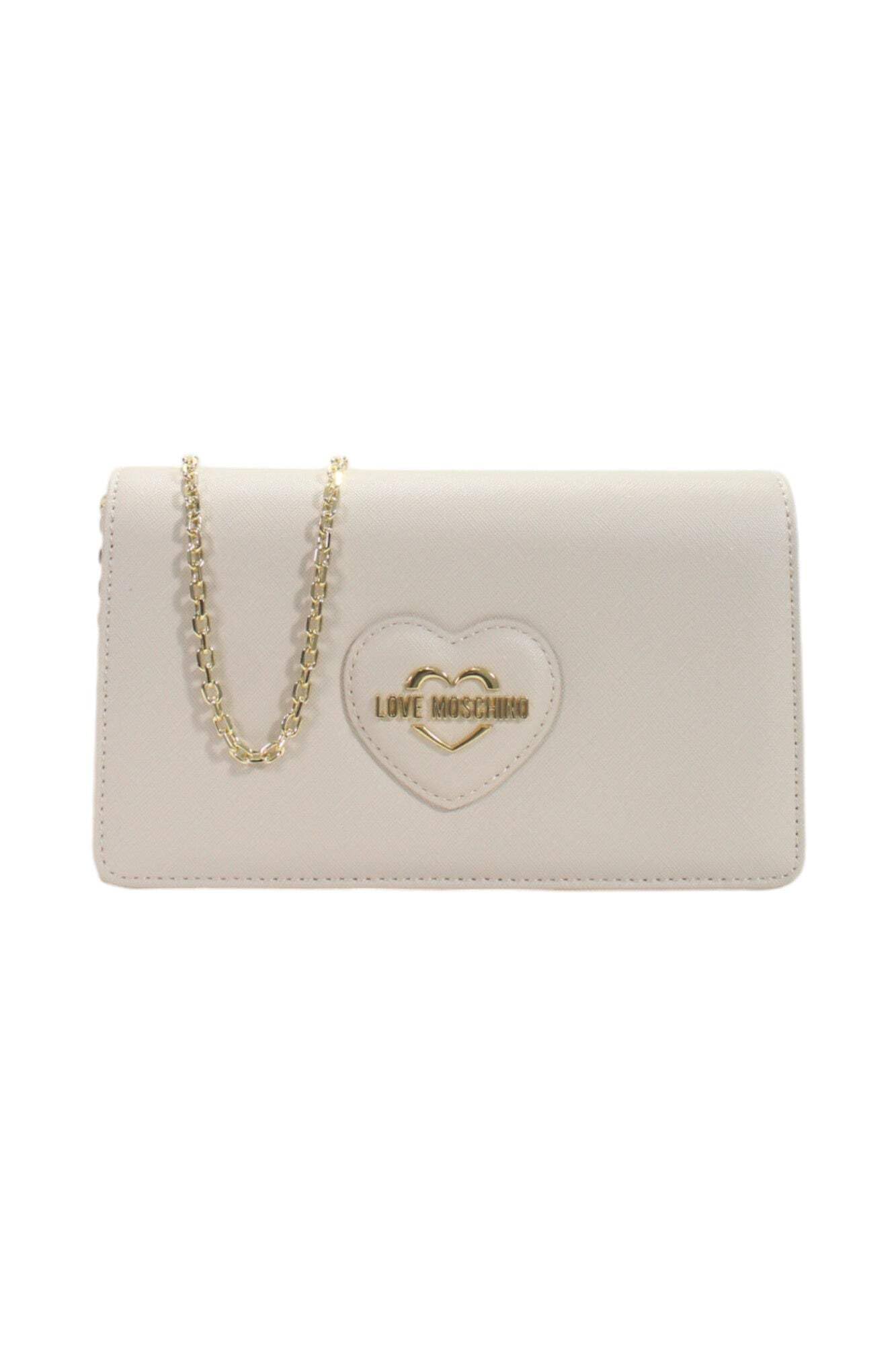 Love Moschino JC4268PP0LKL0110, Womens Shoulder Bag, Ivory, One Size, ivory (ral 1013), 22X13X5