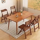 [TELAIO IN LEGNO MASSICCIO DI ALTA QUALITÀ]Unendo linee moderne e minimaliste con l'eleganza cinese, questo robusto telaio è realizzato in legno massiccio di alta qualità. La venatura naturale del legno mette in risalto la sua texture, infondendo negli spazi un fascino estetico orientale.