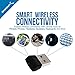 Sabrent USB Bluetooth 4.0 Micro Adapter for PC + 3 Feet 22AWG USB 3.0 Extension Cable