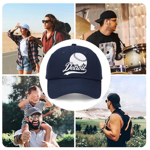 Gorra de béisbol bordada personalizada unisex miniatura 6