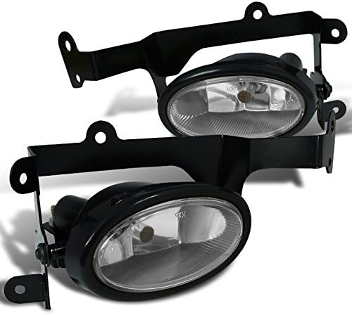 Spec-D Tuning LF-CV062OEM-RS Oem Style Clear Fog Lights Lamps Made For ANd Compatible With Honda Civic 2Dr Si