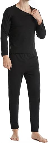 Miniatura 2 de Conjunto de ropa interior térmica para mujeres y hombres juego de pantalones largos con calefacción térmica por USB con 22 zonas de calefacción