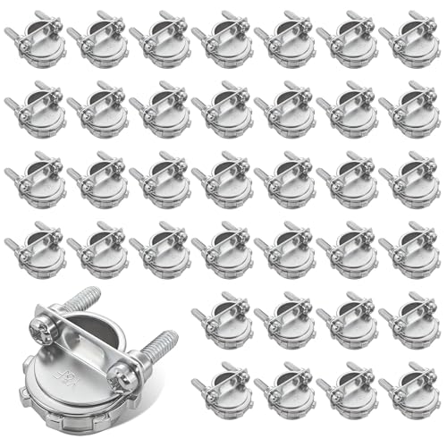 36 PCS 3/8" Cable Connectors for Romex/AC/MC/Flex, Zinc Alloy Wire Clamps