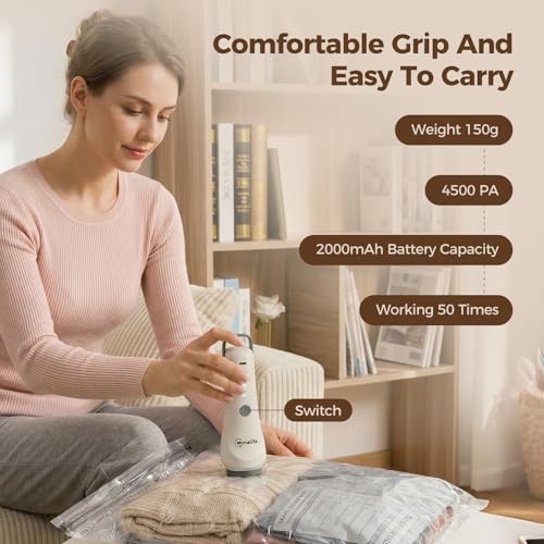 Monalife Travel Vacuum Bags with Electric Pump,80% Space Saver,12-Pack - image 4