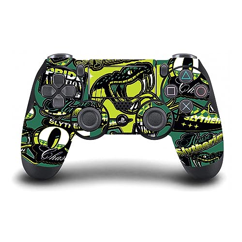 Autocollant vinyle Harry Potter Slytherin compatible console PS4 Pro et manette - 5