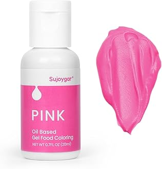 Oil Based Food Coloring For Chocolate, Pink, Food Grade 20ml, Edible Oil Food Dye For Baking, Cupcake & Fondant, Icing