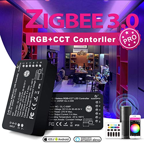 Controlador inteligente Zigbee RGBCCT para tira LED 5 en 1 miniatura 4