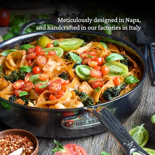 Hestan-NanoBond-Collection-Stainless-Steel-Titanium-Saute-Pan-Induction-Cooktop-Compatible-5-Quart Hestan NanoBond Collection Stainless Steel Titanium Saute Pan Induction Cooktop Compatible 5 Quart