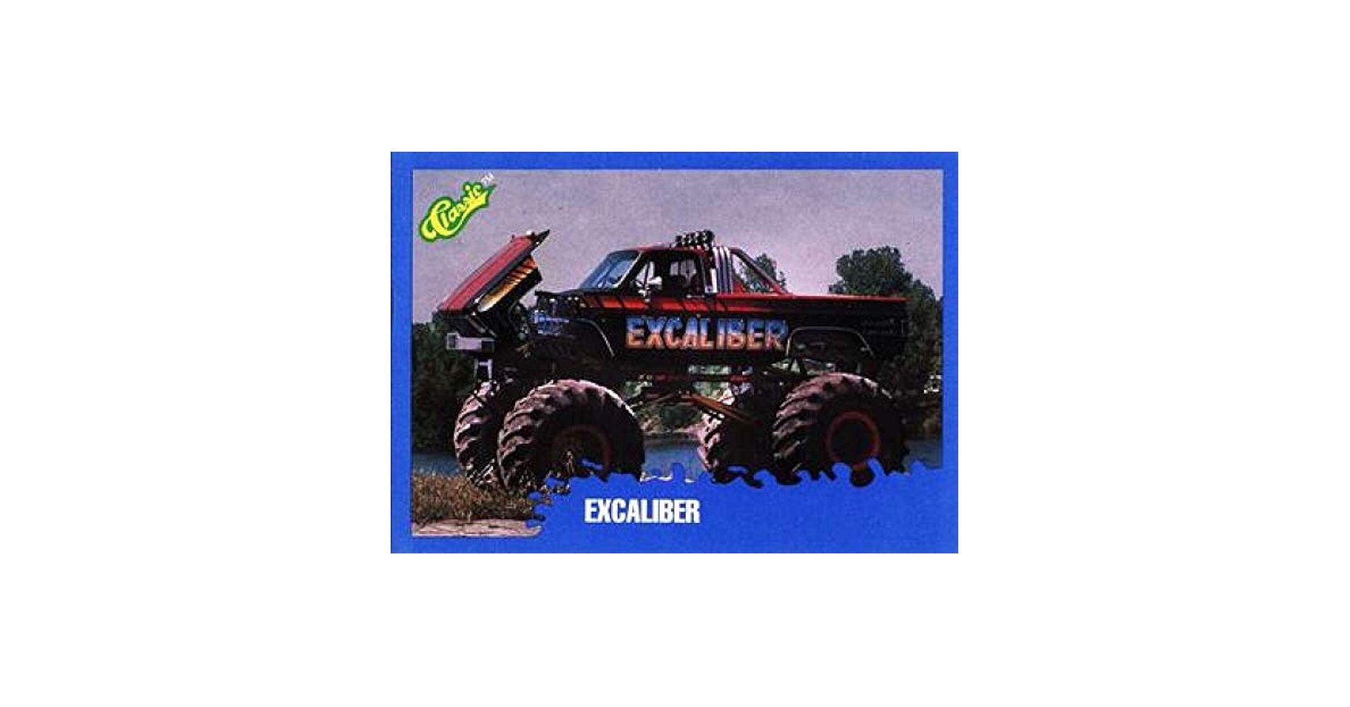 Amazon.com: 1990 Classic Monster Trucks Racing #3 Excaliber