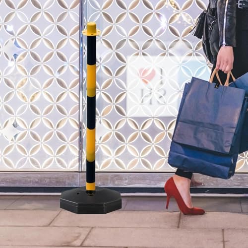 Colonne de sécurité de construction haute visibilité pour chantiers urbains