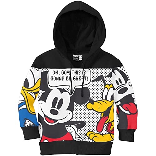 Image of Bon Organik Boys Cotton Hooded Neck Sweatshirt