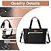 BABEYER Breast Pump Bag Compatible with Spectra S1 and S2, Diaper Tote Bag for working Moms, Large Capacity Baby Travel Bag with with shoulder strap & Waterproof mat, Black