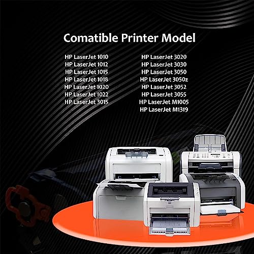 Image of 12A Compatible Toner Cartridge Replacement for HP 12A HP-1020 /1018 /1319 /CANON LBP2900 /HP-1010