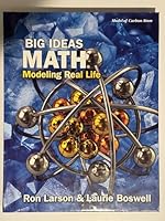 Big Ideas Math: Modeling Real Life Grade 8, Pub Year 2019, 9781635989052, 1635989051 1635989051 Book Cover