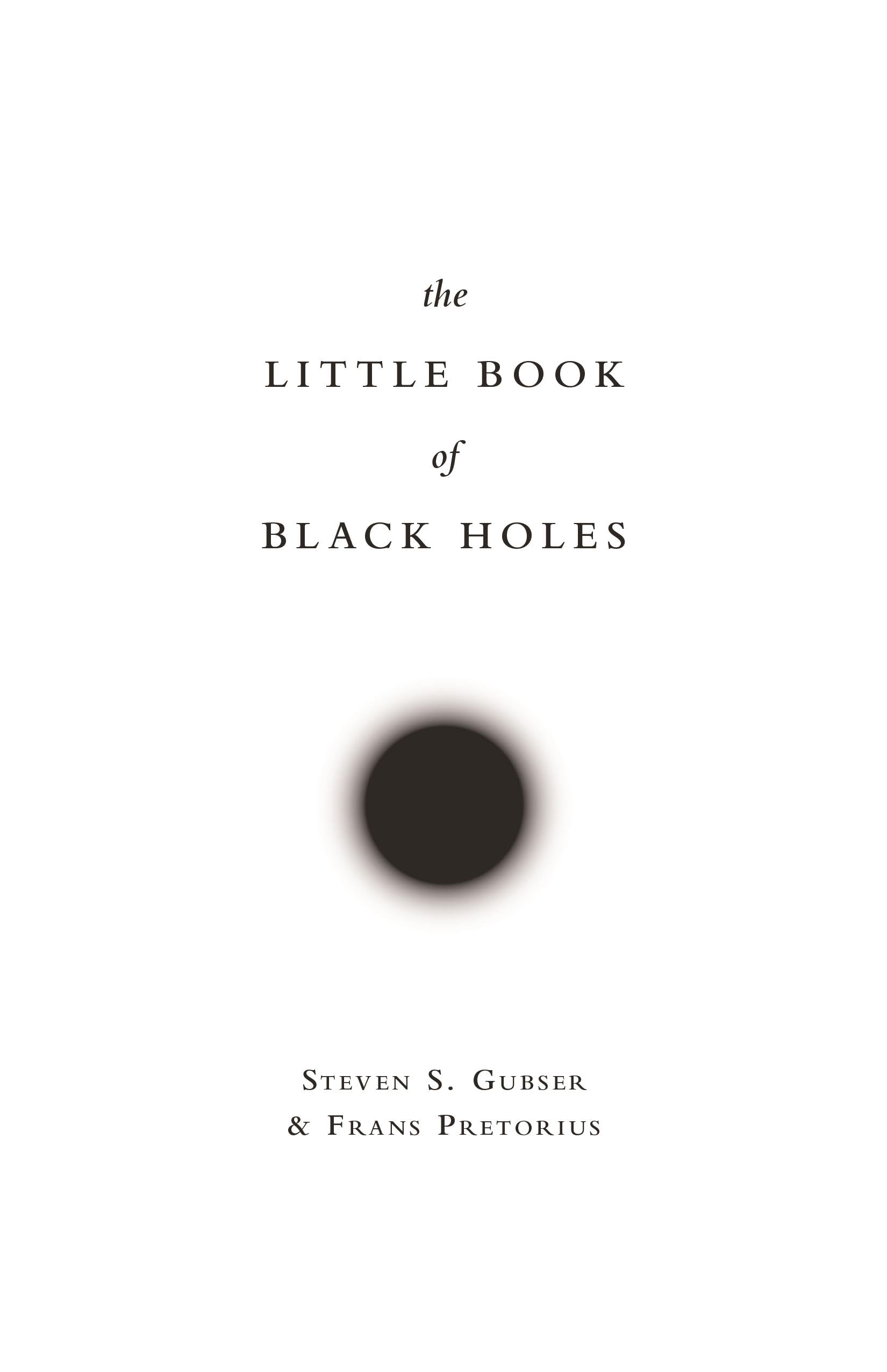The Little Book of Black Holes (Science Essentials)