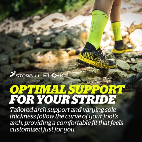 Image of Storelli Run Up Socks by Floky, Biomechanical Socks for Running, for Performance, Protect Against Injuries, Speed up Recovery
