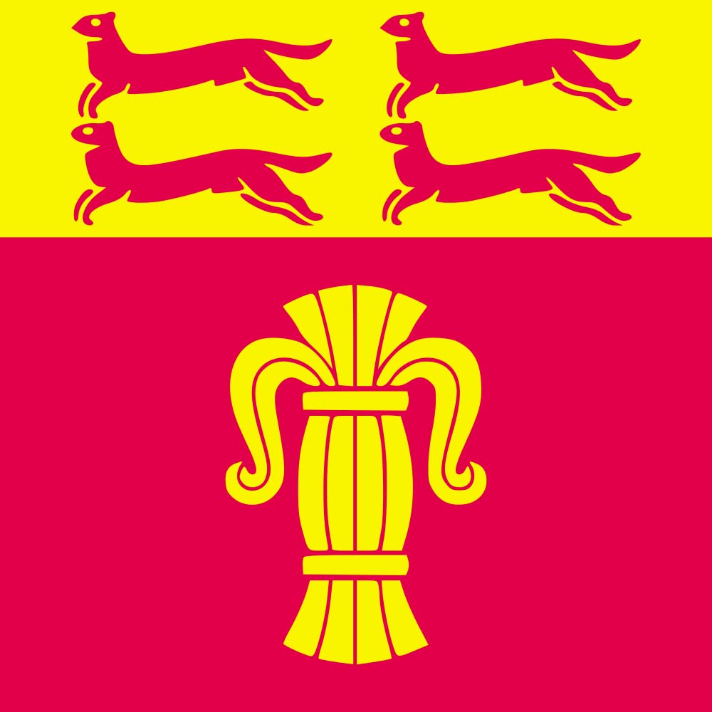 Drapeau Large Ostrobothnia de 1.35m² grand pavillon de Finlande