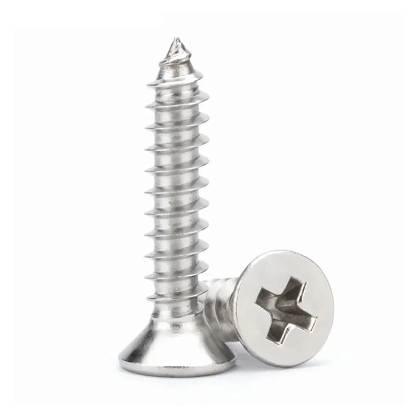 Tornillos Tornillos autorroscantes Tornillo de Ace Tornillo for Madera autorroscante de Cabeza avellanada Plana de Acero Inoxidable M4 316(M4(20Pcs)*20mm)