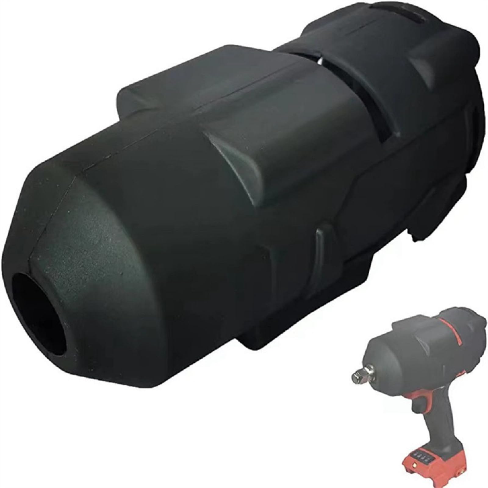 BODYA High Torque Impact Wrench Boot Rubber Protective Boot for Milwaukee M18 49-16-2767 Black - Image 2