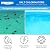 SWIMLINE HYDROTOOLS 87615 Salt Water Chlorine Generator System For Pools Up To 15K Gallons, 7 Titanium Plates 0.8 Lbs CL Output, Universal Compatibility Easy Install Above & Inground Swimming Pools