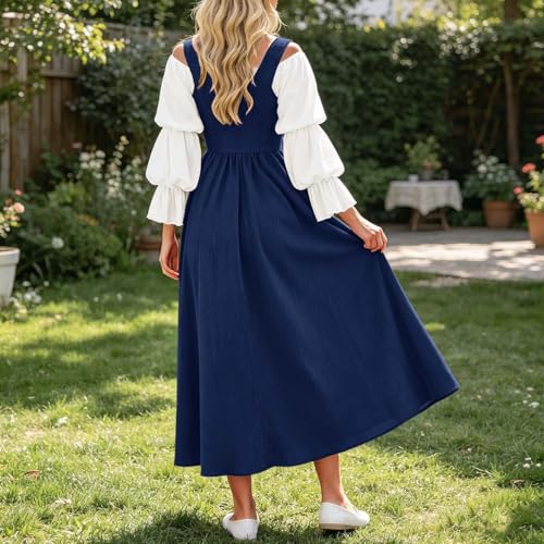 Robe médiévale Raiponce ajustable avec corset pour sublimer votre silhouette