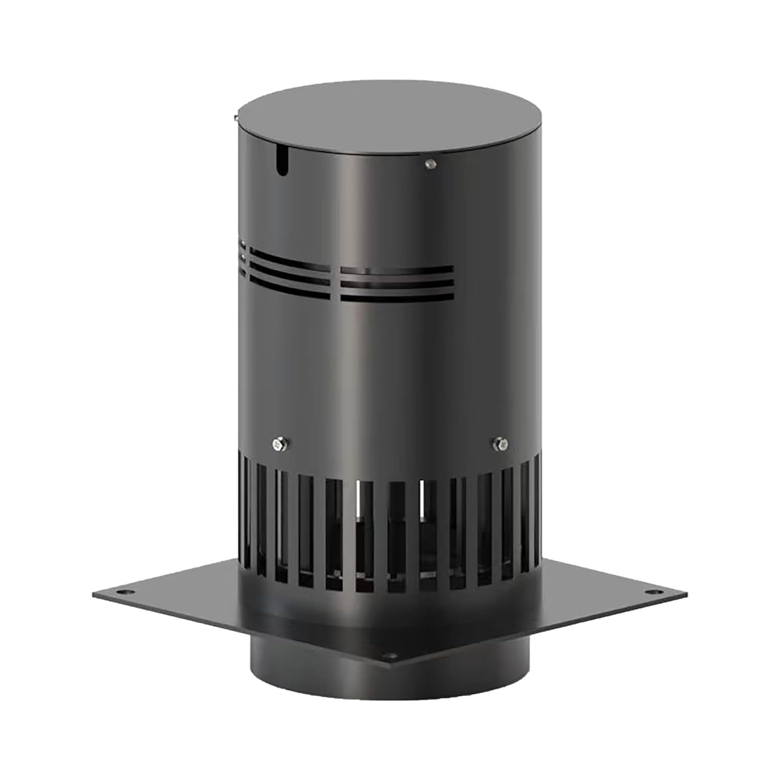 Coperchio Comignolo, Aspiratore per Camino per Canna Fumaria Tonda Professionale da Tetto Aspirafumo Elettrico Tiracamino Tirafumo Comignolo, Camino Base Circolare(100mm/3.9in)