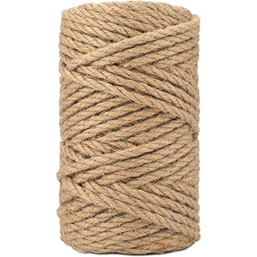 Eyeleaf Corde de jute de jardin - Corde épaisse - Pour emballage - Décoration - Ensemble de jardin (5 à 100 m) Cover