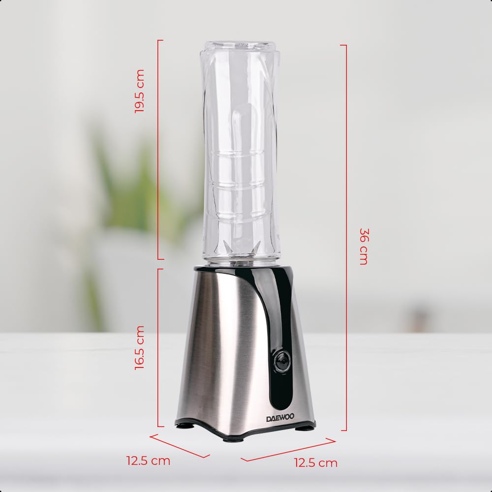 Licuadora Personal Daewoo Dbl-822 Con Vasos Deportivos 600ml 220