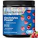 KEY NUTRIENTS Multivitamin Electrolytes Powder No Sugar - Sweet Blue Raspberry Electrolyte Powder - Endurance & Energy Supplement - Hydration Powder - No Calories - 90 Servings - Made in USA
