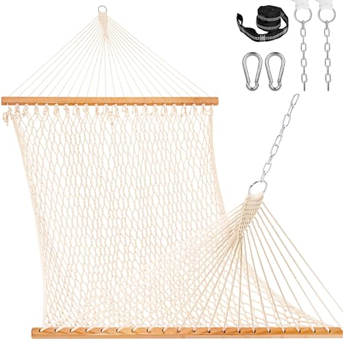 Lazy Daze Hammocks 12FT Double Rope Hammocks, 2 Person Hand