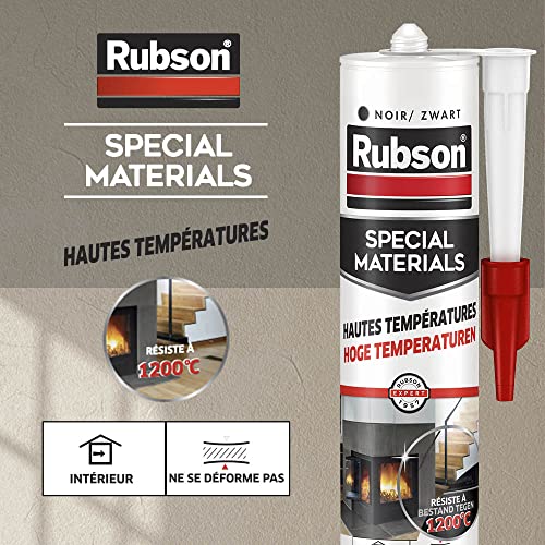 Mastic Rubson Hautes Températures et Pistolet Wolfcraft MG 100