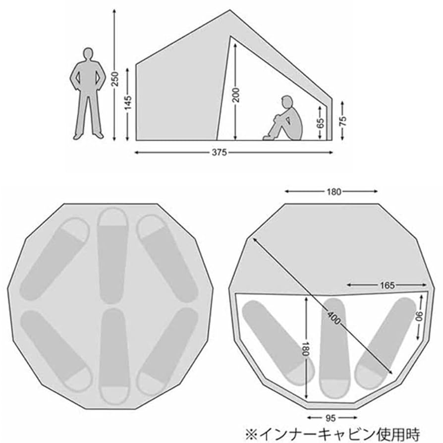 新品未使用⭐︎半額⭐︎ノルディスク アスガルド12.6 大人6人用　テントのみ plywood_31983009